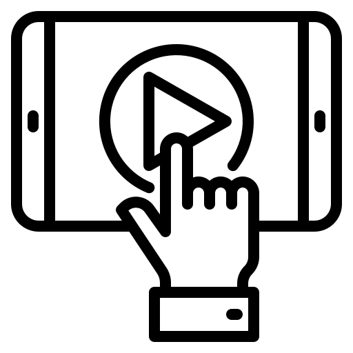 Eine Hand hält einen Stapel mit drei Büchern, die jeweils mit einem anderen Thema beschriftet sind: Literatur, Wissenschaft und Geschichte. Die Illustration ist einfach und schwarz-weiß, mit klaren Umrissen und minimalen Details.