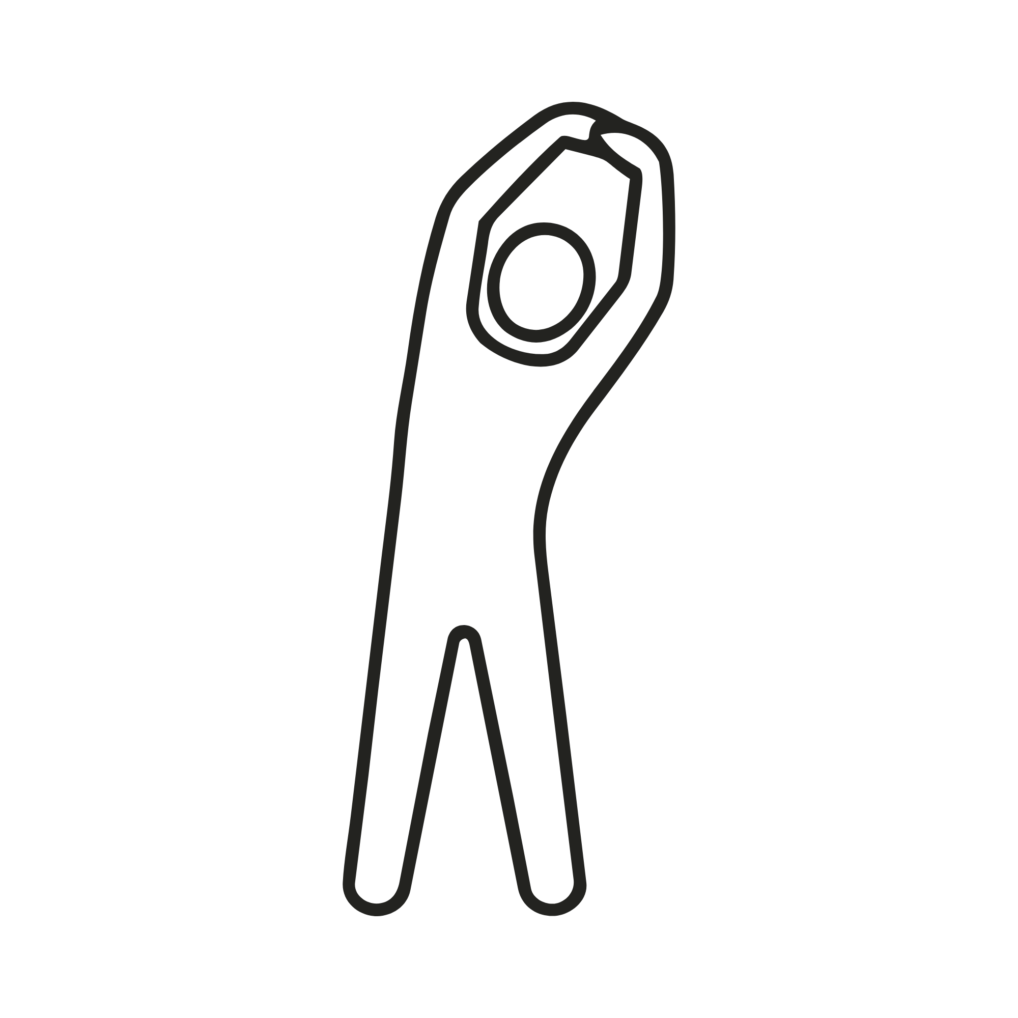 Schwarz-Weiß-Symbol einer Person, die auf einem Knie kniet, wobei ein Arm angewinkelt ist und die andere Hand auf dem aufrechten Knie ruht, was auf eine kniende oder vorschlagende Haltung hindeutet.