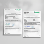 Zwei offizielle Dokumente der AGROLAB LUFA GmbH in deutscher Sprache, jeweils mit blauer Tinte unterschrieben und gestempelt, sind nebeneinander mit Logos und Überschriften abgebildet und beziehen sich auf die Glucosamin- und Vitaminanalyse für Liebscher & Bracht ALL IN ONE - Arthro-Paket (Pulver+Kapseln).