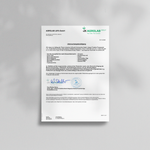 Ein Brief auf AGROLAB LUFA GmbH-Briefpapier, datiert 13.12.2022, mit dem grünen AGROLAB GROUP-Logo und deutschem Text, der sich auf Magnesium bezieht, trägt eine blaue Unterschrift und erwähnt Liebscher & Bracht Basen+ für 2 Monate. Auf einfarbigem Hintergrund fotografiert.